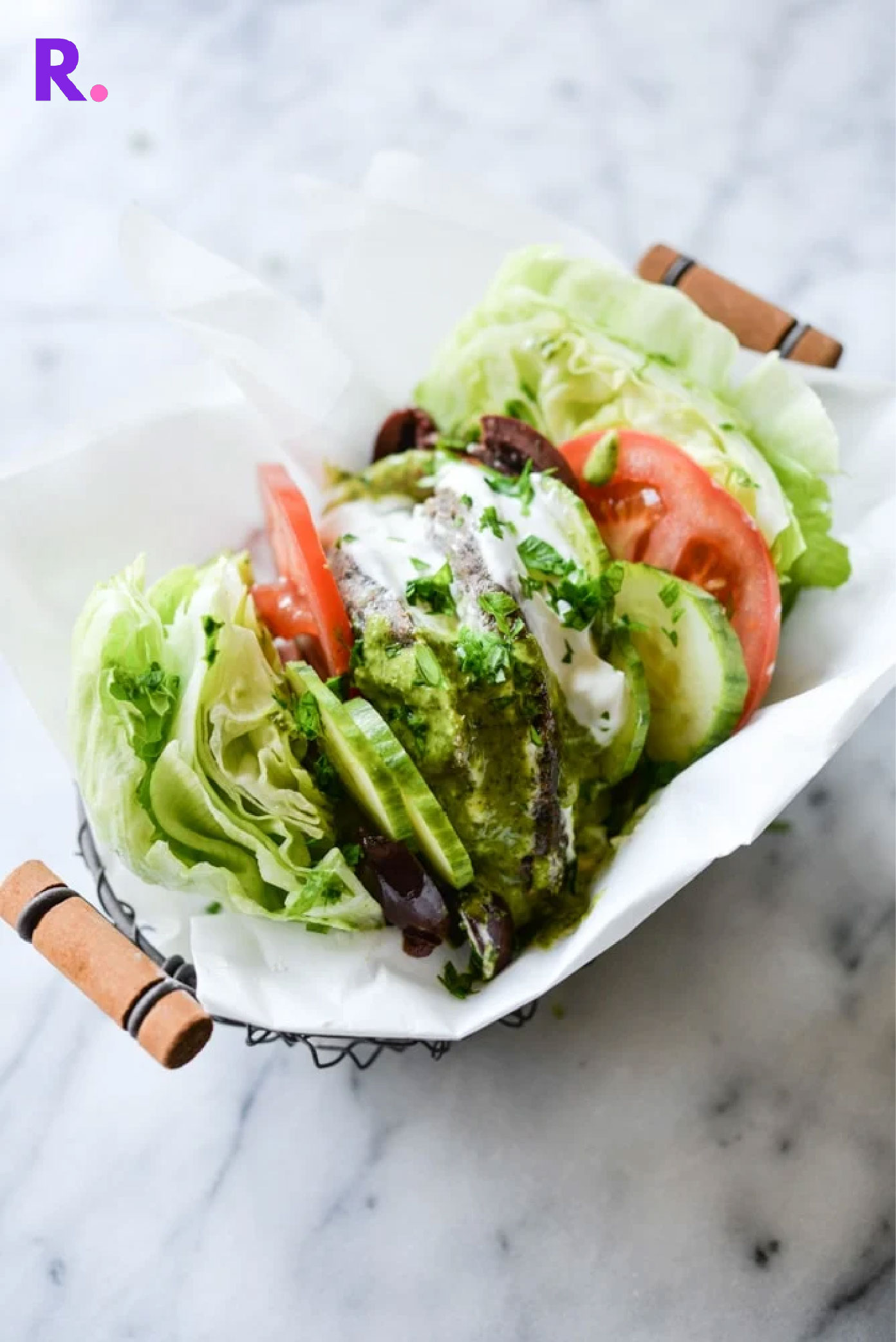 Greek-Style Beef and Tzatziki Lettuce Wraps