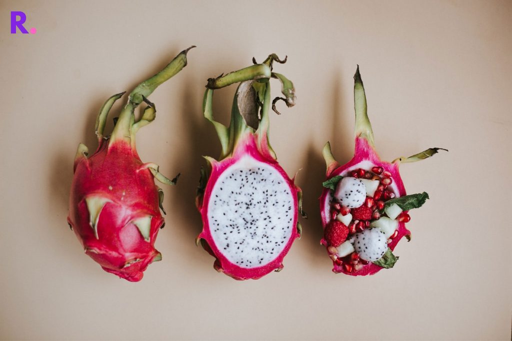 how to cut up dragon fruit